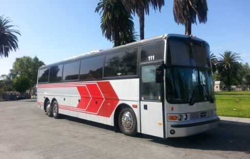 1995 silver vanhool party bus for sale