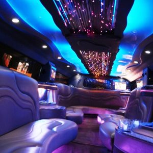 wedding limo lights